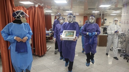 Pelayan Haram Imam Ridha as Kunjungi RS Besat Nahaja