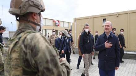 Ucapkan Selamat Idul Fitri ke Tentara, Mendagri Turki Masuk Suriah