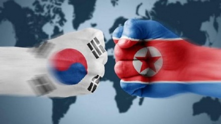 在朝韩的边界上相互射击