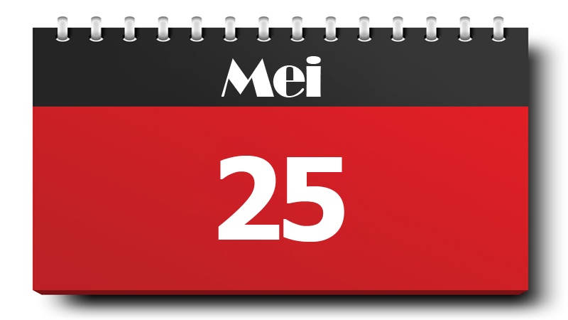 Lintasan Sejarah 25 Mei 2020