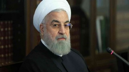 روحانی: آمریکا اگر در ادعای خود صادق است، به تحریم‌های ایران پایان دهد 