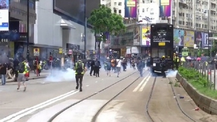 香港で市民ら数千人が「国家安全法」抗議デモ