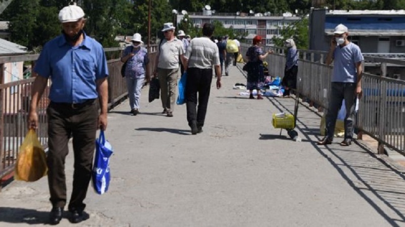 Боз шудани бозори Корвони шаҳри Душанбе