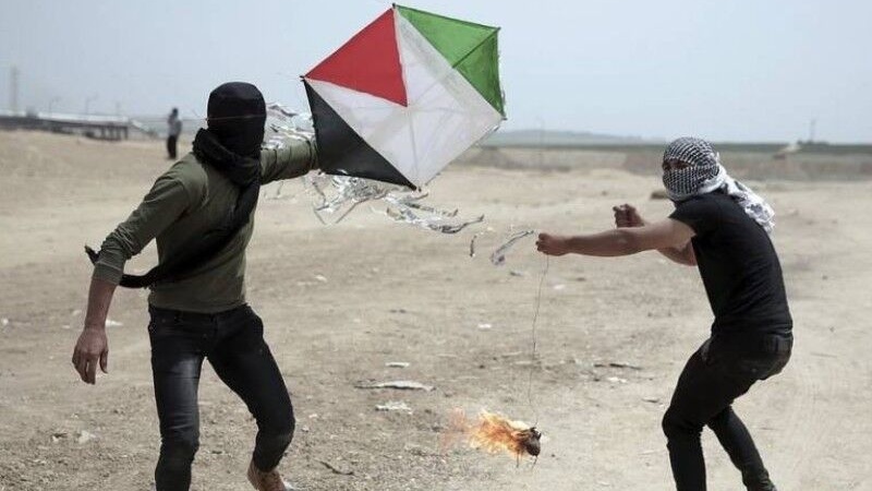 加沙地带向犹太定居点发送气球炸弹