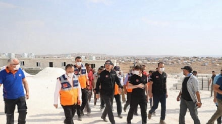 ورود وزیر کشور ترکیه به ادلب سوریه