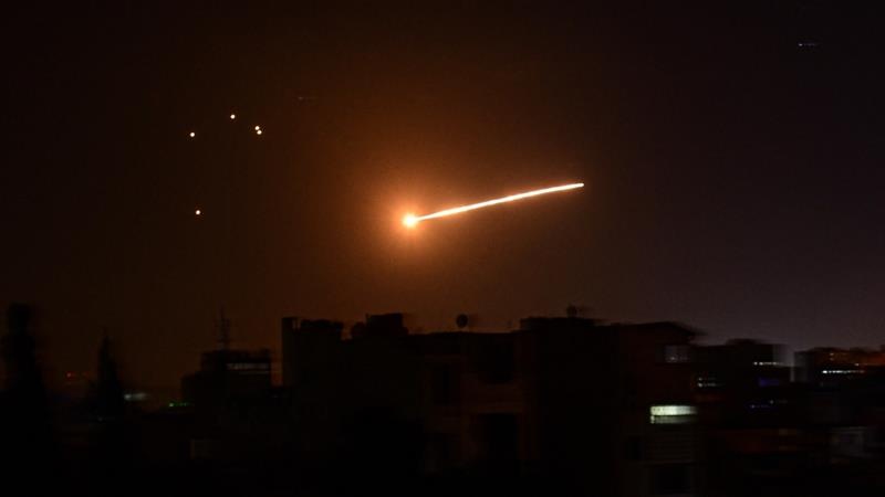 rudal Israel ditembakan ke Suriah