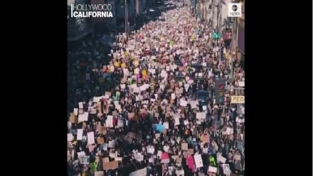 Минглаб америкаликларнинг ирқчиликка қарши эътирозлари (видео)