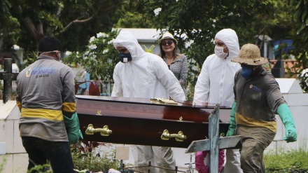 ブラジルで、新たに新型コロナウイルスの感染者1262人が死亡