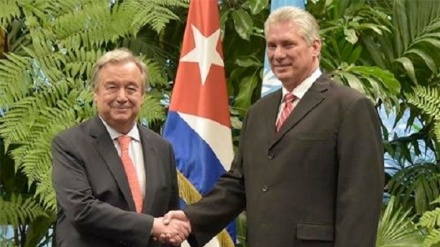 Presidente de Cuba envía carta al secretario general de la ONU