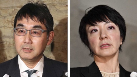 河井前法相夫妻が逮捕