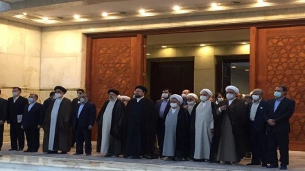 تجدید میثاق رئیس و مسوولان قوه قضائیه ایران با آرمان های امام خمینی (ره)