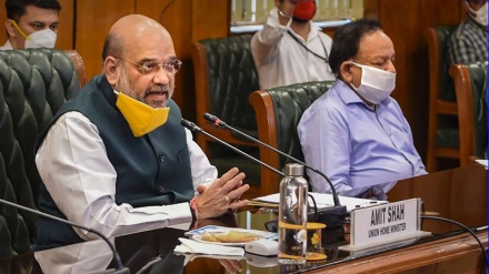 भारत के गृहमंत्री कोरोना से संक्रमित
