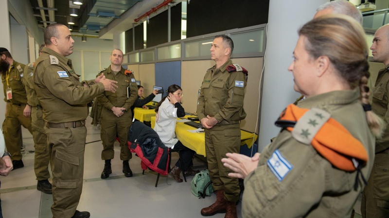 Para komandan militer Israel