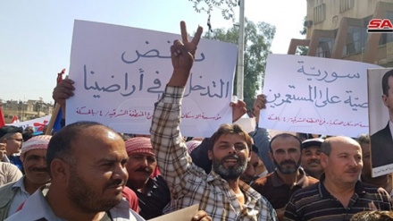 محکومیت تحرکات آمریکا در الحسکه سوریه