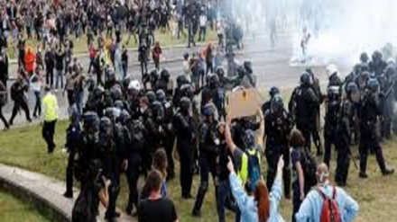 Video: Protesta por la sanidad pública en París termina en choques con la Policía