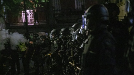 Manifestations contre le système politique US 