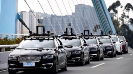 在北京为无人驾驶车辆测试