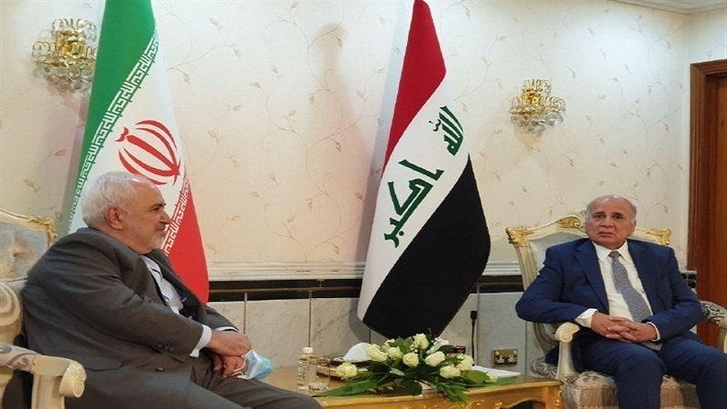 Visita de Zarif a Bagdad; diálogo sobre relaciones estratégicas entre ambos vecinos
