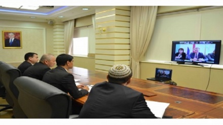 GURLUŞYK PUDAGYNDA IKITARAPLAÝYN HYZMATDAŞLYK MESELELERI BOÝUNÇA TÜRKMEN-RUS GEPLEŞIKLERI GEÇIRILDI