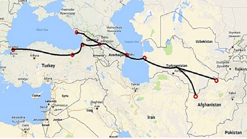 همکاری ترانزیتی محور رایزنی رؤسای جمهور ترکمنستان،جمهوری آذربایجان و افغانستان