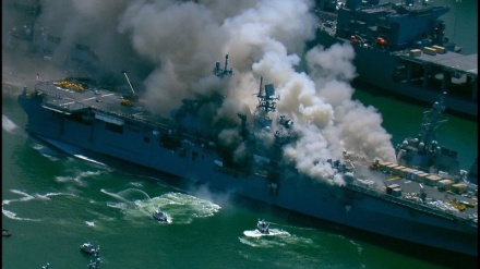USS Bonhomme Richard кемасида портлаш юз берди