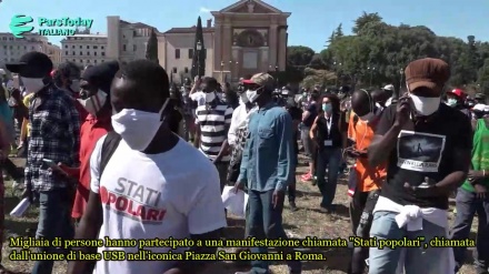 (VIDEO) I lavoratori agricoli protestano contro lo sfruttamento in Italia