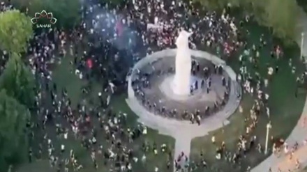 Америкада ирқчиликка қарши эътирозли намойишлар давом этмоқда (Видео)