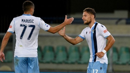 Immobile scatenato, cinquina della Lazio a Verona