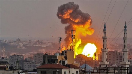 Zionist regime carries out fresh air raid on Gaza