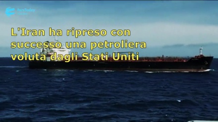 (VIDEO) Ritorno della petroliera iraniana colpita dalle sanzioni statunitensi