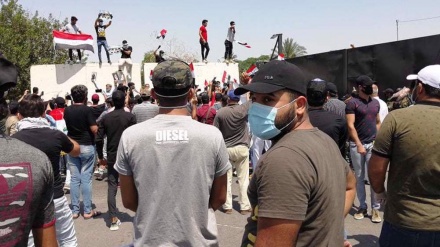 Iraker protestieren gegen beleidigende Karikatur von Ayatollah Sistani durch saudische Zeitung