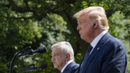 López Obrador visita a Trump y le agradece su trato con México+Fotos