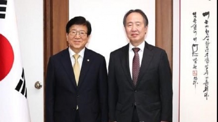 韓国国会議長が、駐韓日本大使と会談