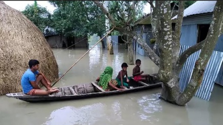 দীর্ঘস্থায়ী বন্যার পথে বাংলাদেশ, জামালপুরে রেকর্ড পরিমাণ পানি বৃদ্ধি