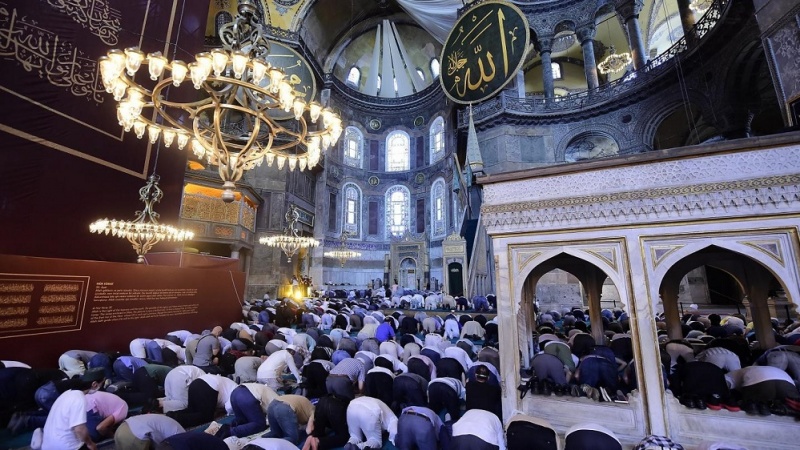 Kufanyika swala ya kwanza ya Ijumaa katika msikiti wa Hagia Sophia