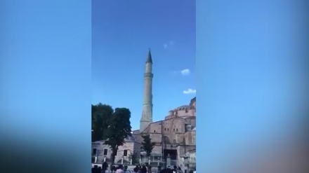 Ärdogan, Aýasufiýe metjidiniň açylyş dabarasyna gatnaşdy