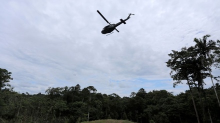 コロンビアで軍用ヘリが墜落、11人が行方不明