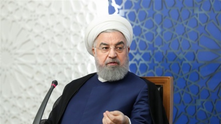  روحانی: توطئه دشمنان در فروپاشیدن اقتصاد ایران به نتیجه‌ای نخواهد رسید