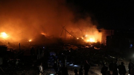 सऊदी गठजोड़ यमनी जनता की आवाज़ दबाना चाहता है, सूचना व प्रसारण मंत्रालय की इमारतों पर बमबारी