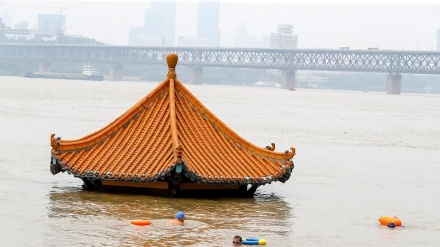 中国洪水中有14人丧生