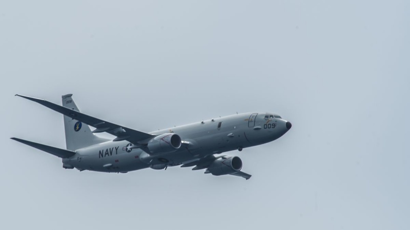 پرواز هواپیمای جاسوسی آمریکا در سواحل جنوب چین