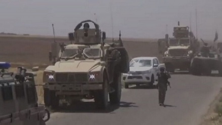 تعقیب و گریز نیروهای روسیه و آمریکا در سوریه+فیلم