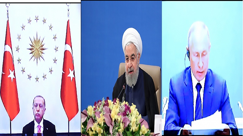 روحانی: نظامیان تروریست آمریکایی باید از کل منطقه به ویژه سوریه خارج شوند