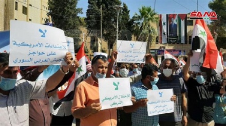  Syrians stage rallies to protest deadly US airstrike on govt. forces in Hasakah 