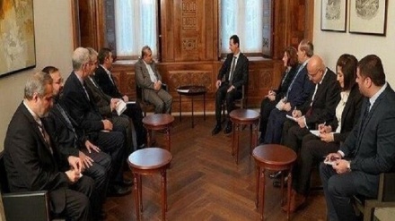 シリア大統領とイラン外交官が会談　シリア危機脱却プロセス保証国の協力模索　