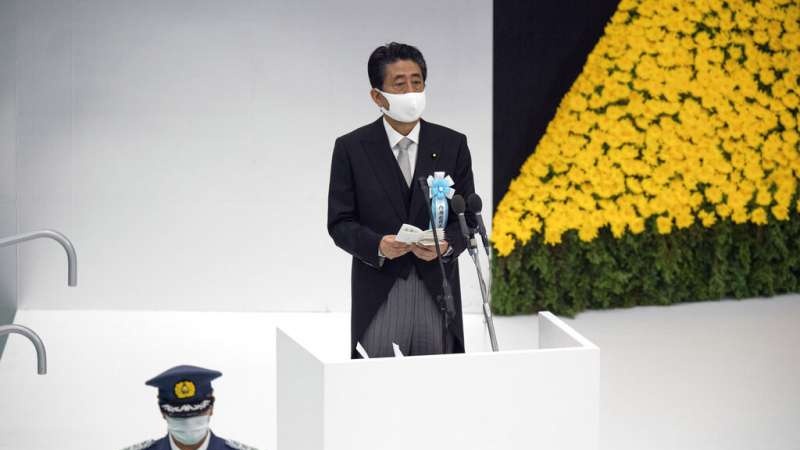 安倍晋三：日本发誓不让战争恐怖将来再次发生