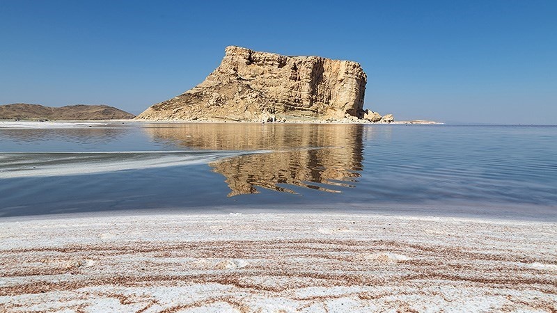 Danau Irmia di Iran.