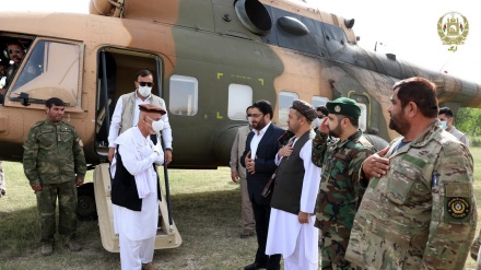 سفر اشرف غنی به سمنگان؛ وعده ساخت ۴ بند آب در این ولایت