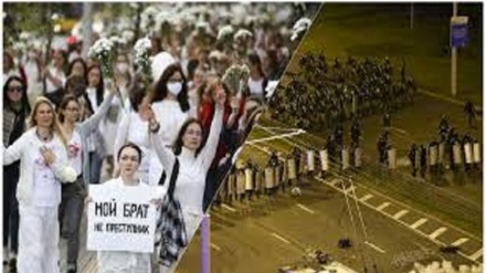 Bielorussia, l'opposizione in piazza con corteo di sole donne