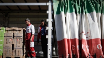 Gjysmëhëna e Kuqe e Iranit dërgon pako me ndihma ushqimore dhe mjekësore në Liban